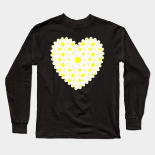 Daisy Heart Long Sleeve T-Shirt